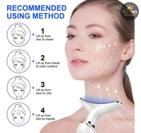 Masajeador Papada Facial Luz Led Belleza